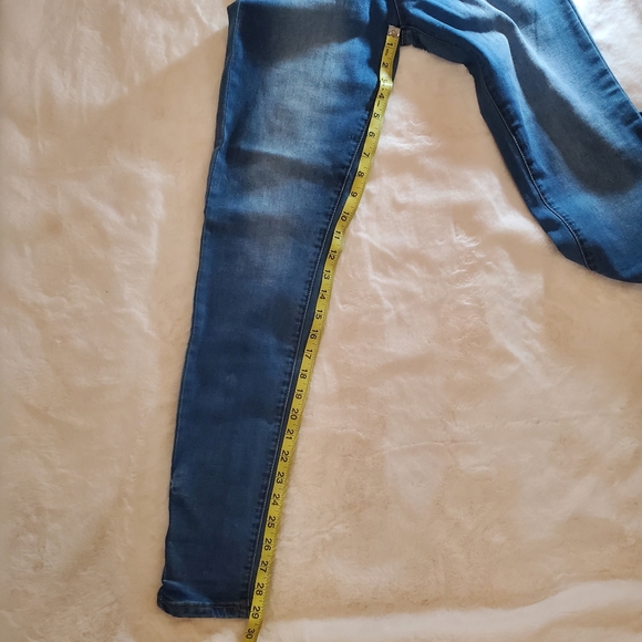Raw 7 Original Junior's Skinny Blue Jeans Size 5 - Picture 12 of 12